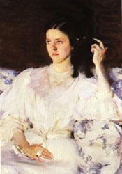 Sita and Sarita(Girl with a Cat), Cecilia Beaux